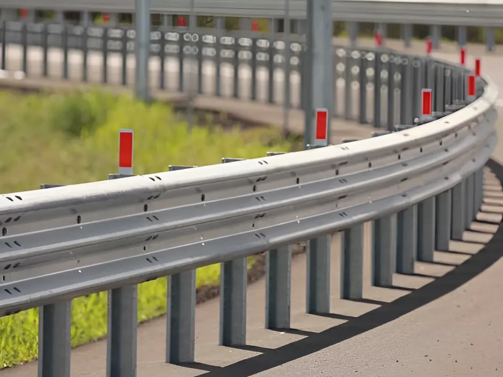 W Beam Crash Barrier