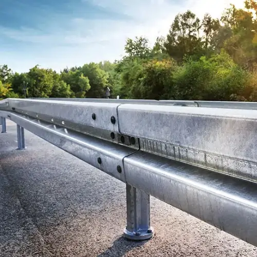 W Beam Crash Barrier